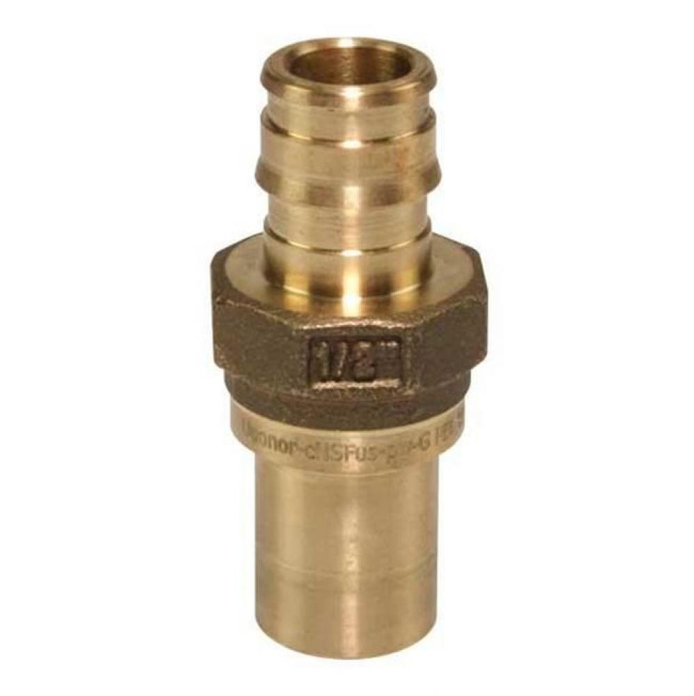 Propex Lf Brass Copper Press Fitting Adapter, 1/2'' Pex X 1/2'' Copper