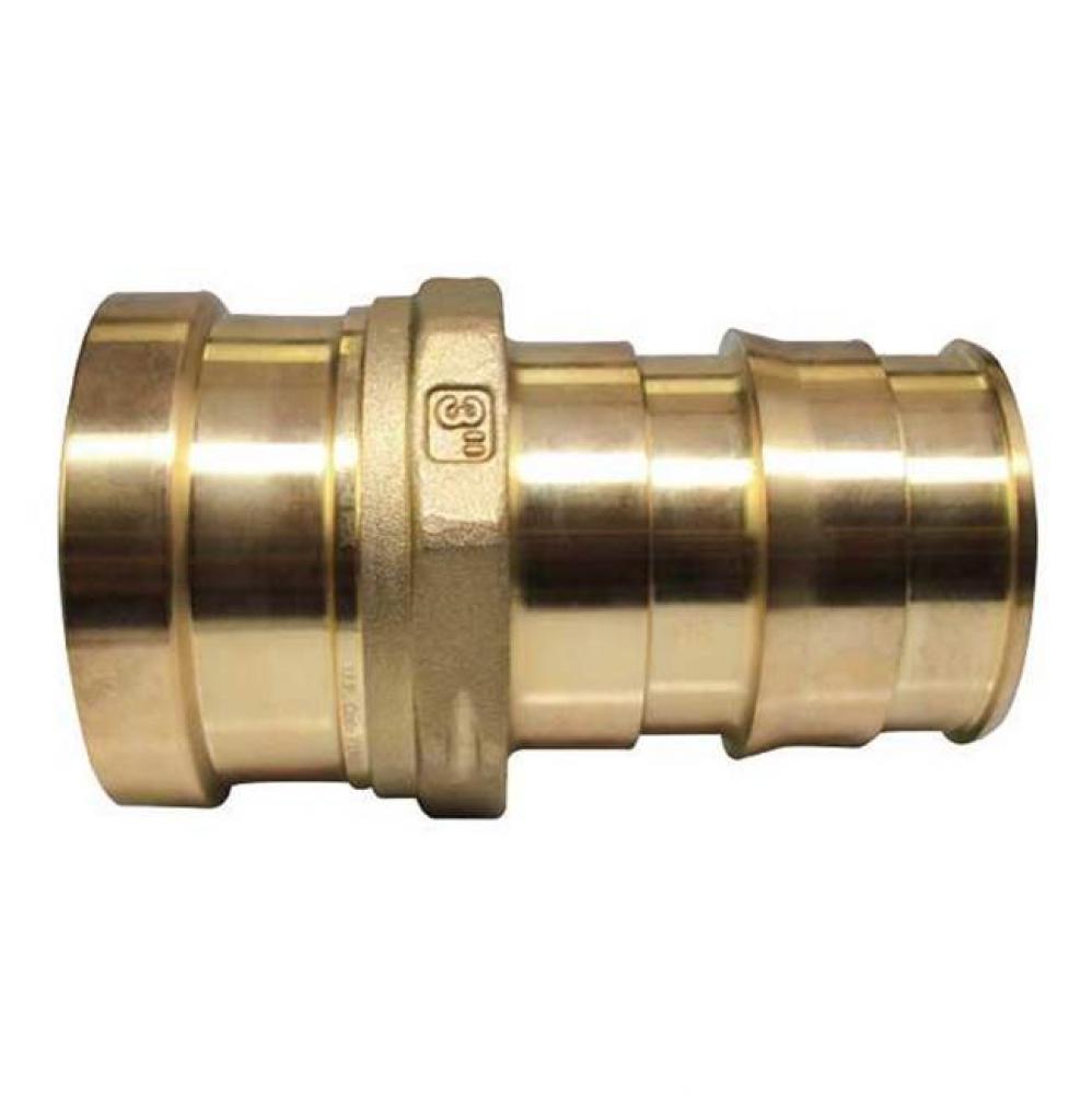 Propex Lf Brass Copper Press Adapter, 3'' Pex X 3'' Copper