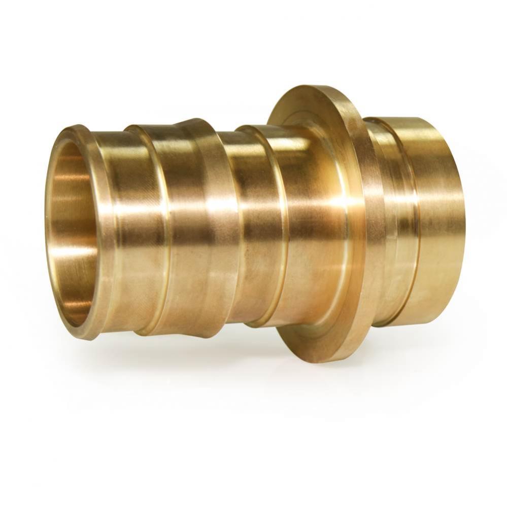 Propex Lf Groove Fitting Adapter, 2'' Pex Lf Brass X 2'' Cts Groove