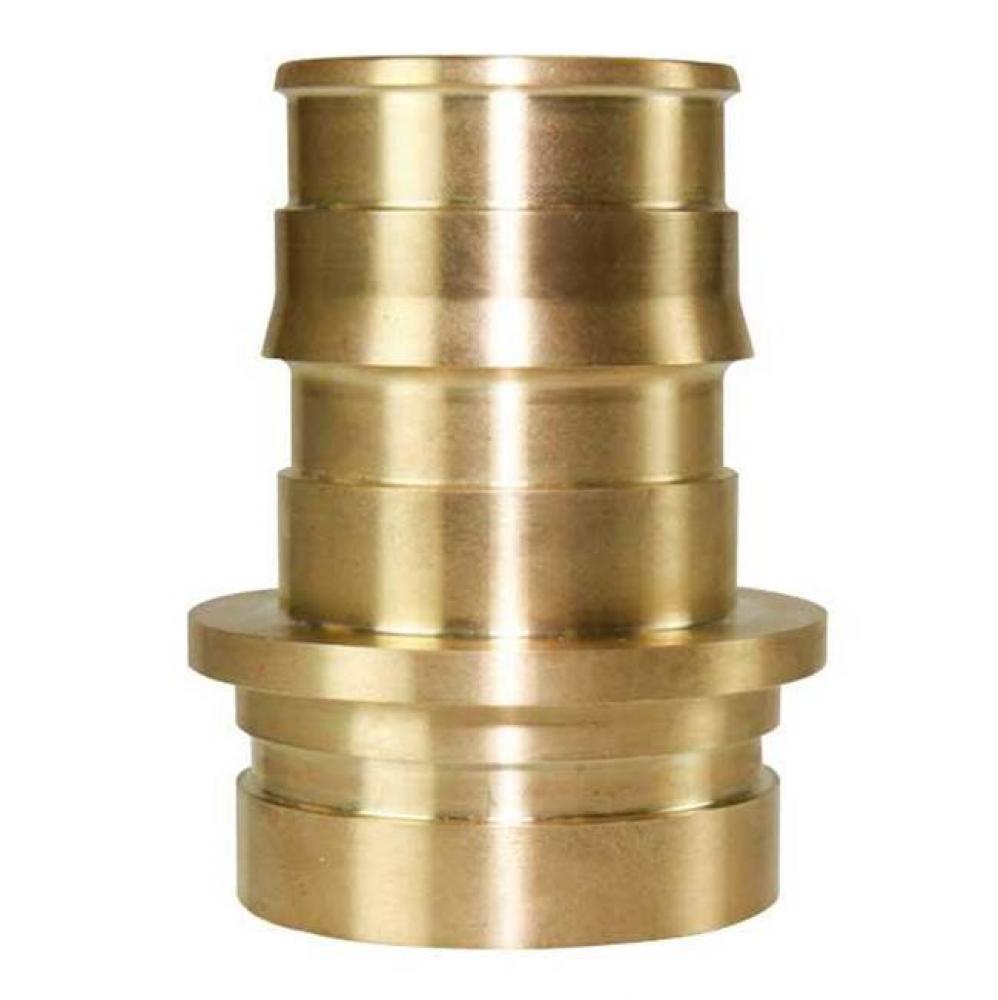 ProPEX LF Groove Fitting Adapter, 2'' PEX LF Brass x 2 1/2'' CTS Groove
