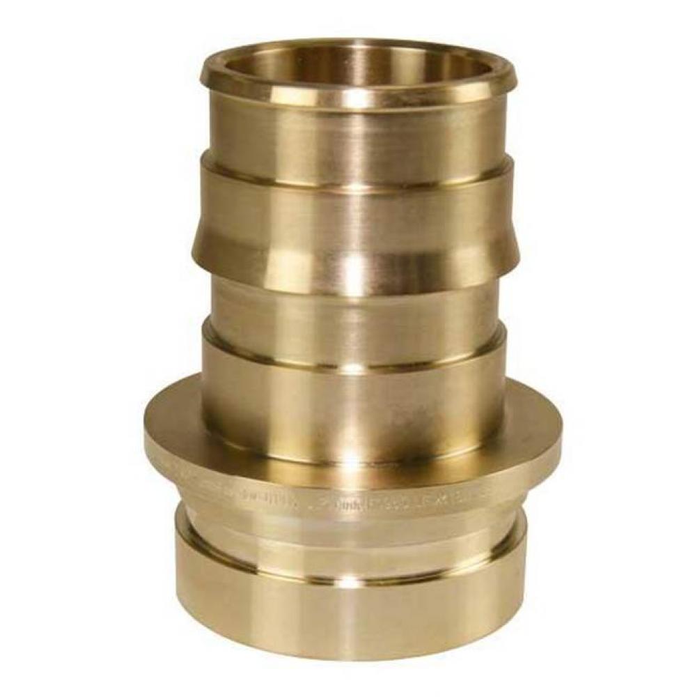 Propex Lf Groove Fitting Adapter, 2 1/2'' Pex Lf Brass X 2 1/2'' Cts Groove