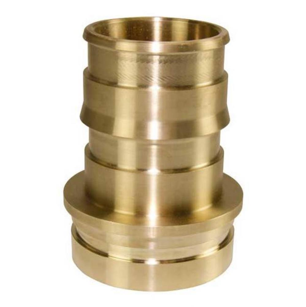 Propex Lf Groove Fitting Adapter, 3'' Pex Lf Brass X 3'' Cts Groove