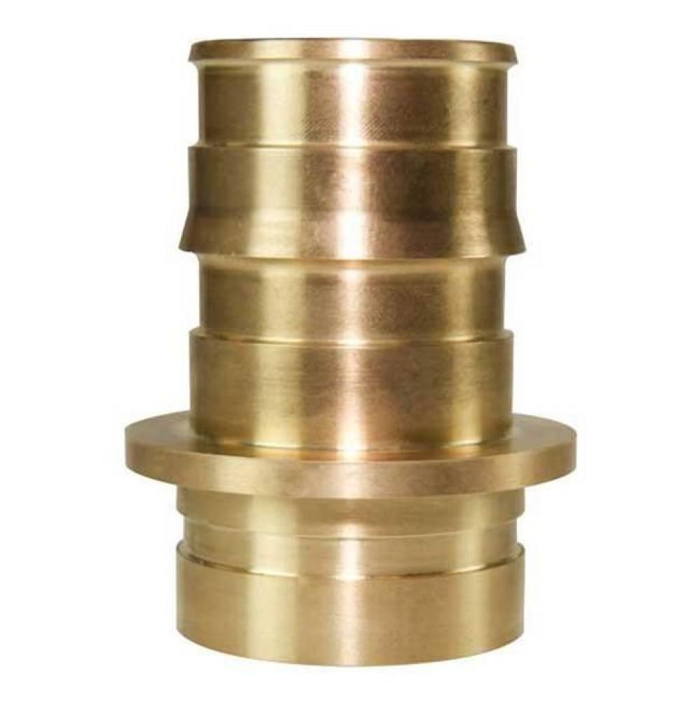 Propex Lf Groove Fitting Adapter, 2'' Pex Lf Brass X 2'' Ips Groove