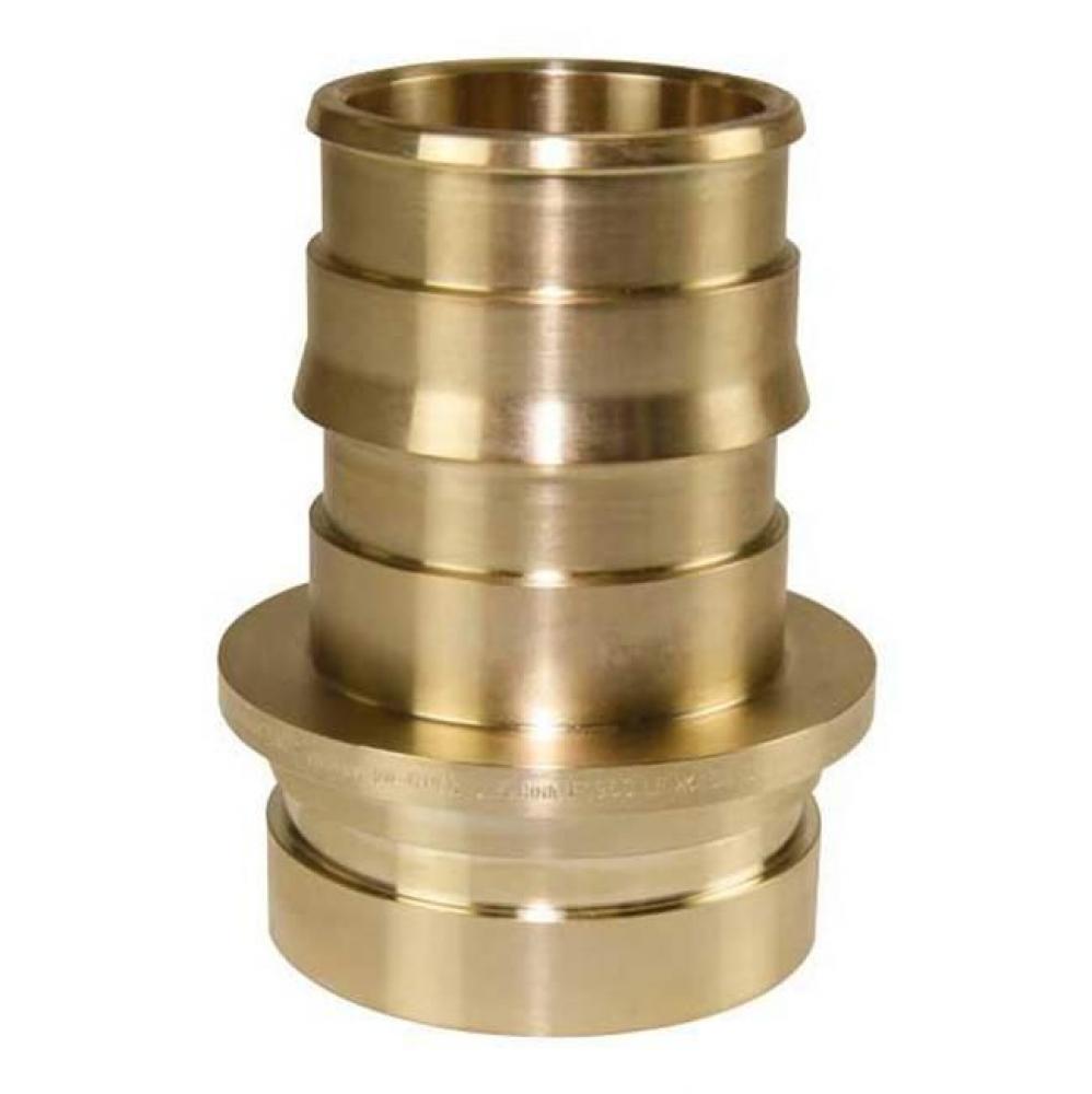 Propex Lf Groove Fitting Adapter, 2 1/2'' Pex Lf Brass X 2 1/2'' Ips Groove