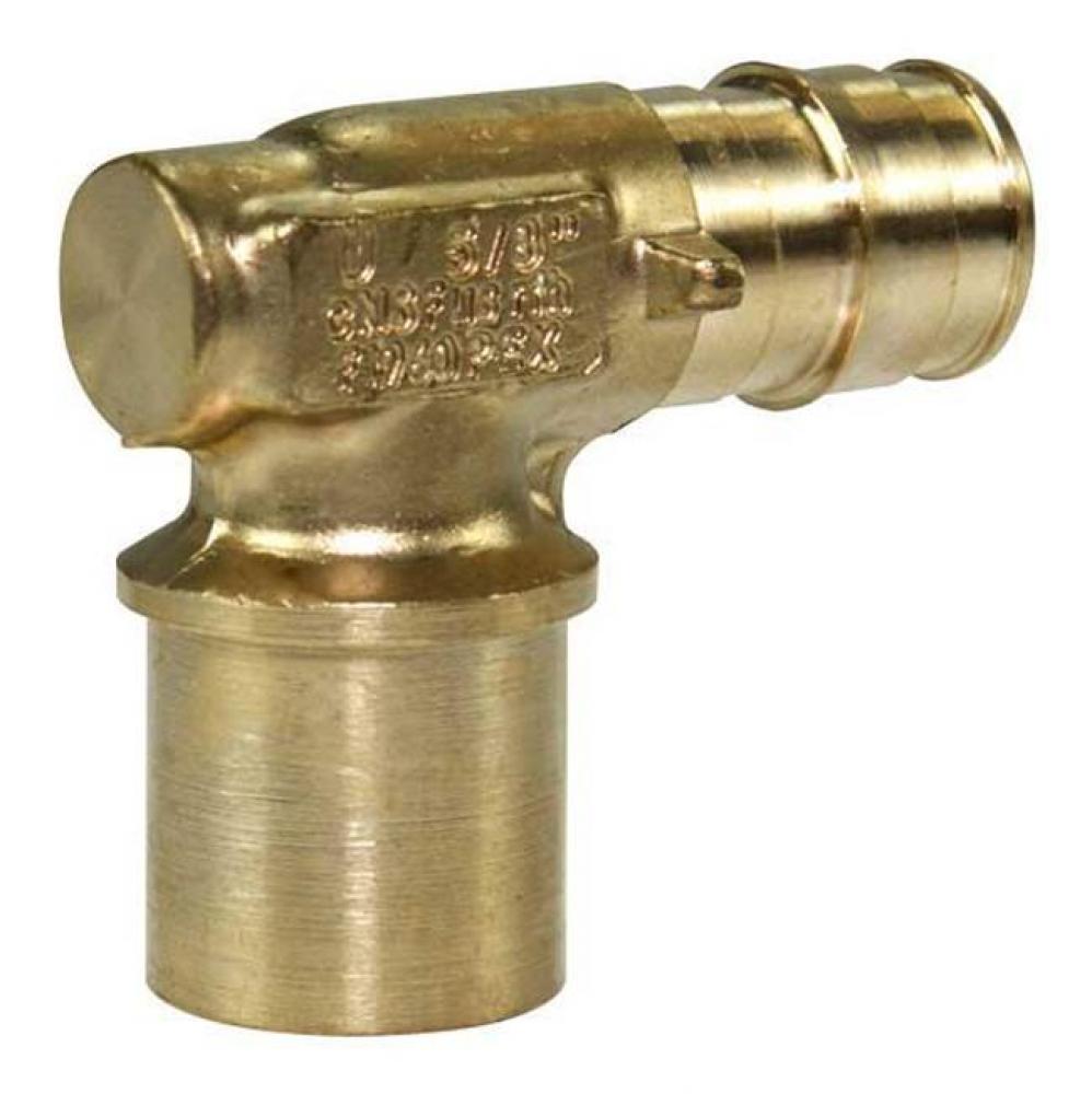Propex Baseboard Elbow, 1/2'' Pex X 3/4'' Copper Fitting Adapter