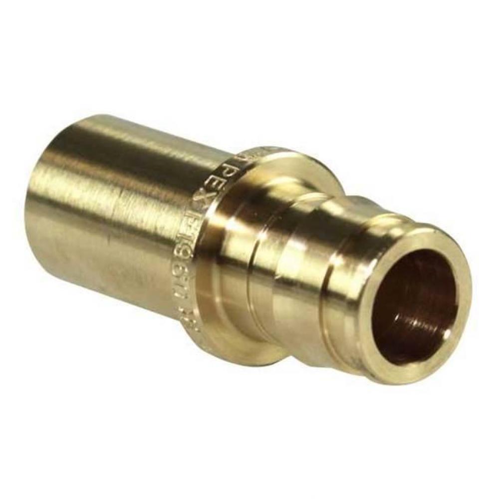 Propex Brass Fitting Adapter, 5/8'' Pex X 1/2'' Copper