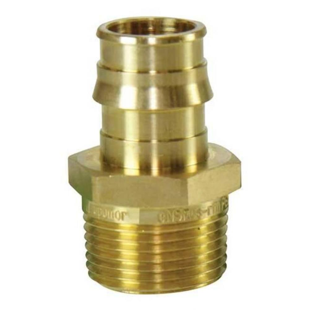 Propex Brass Male Threaded Adapter, 5/8'' Pex X 3/4'' Npt