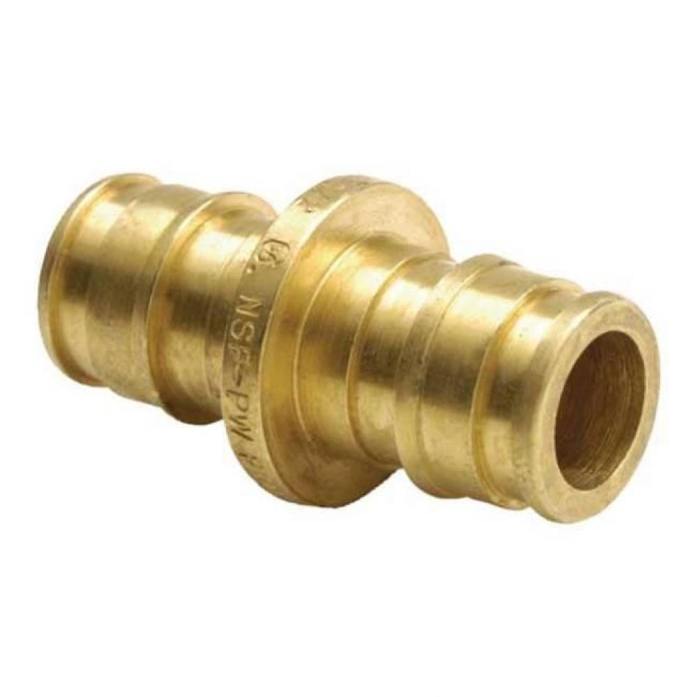 Propex Brass Coupling, 5/8'' Pex X 5/8'' Pex