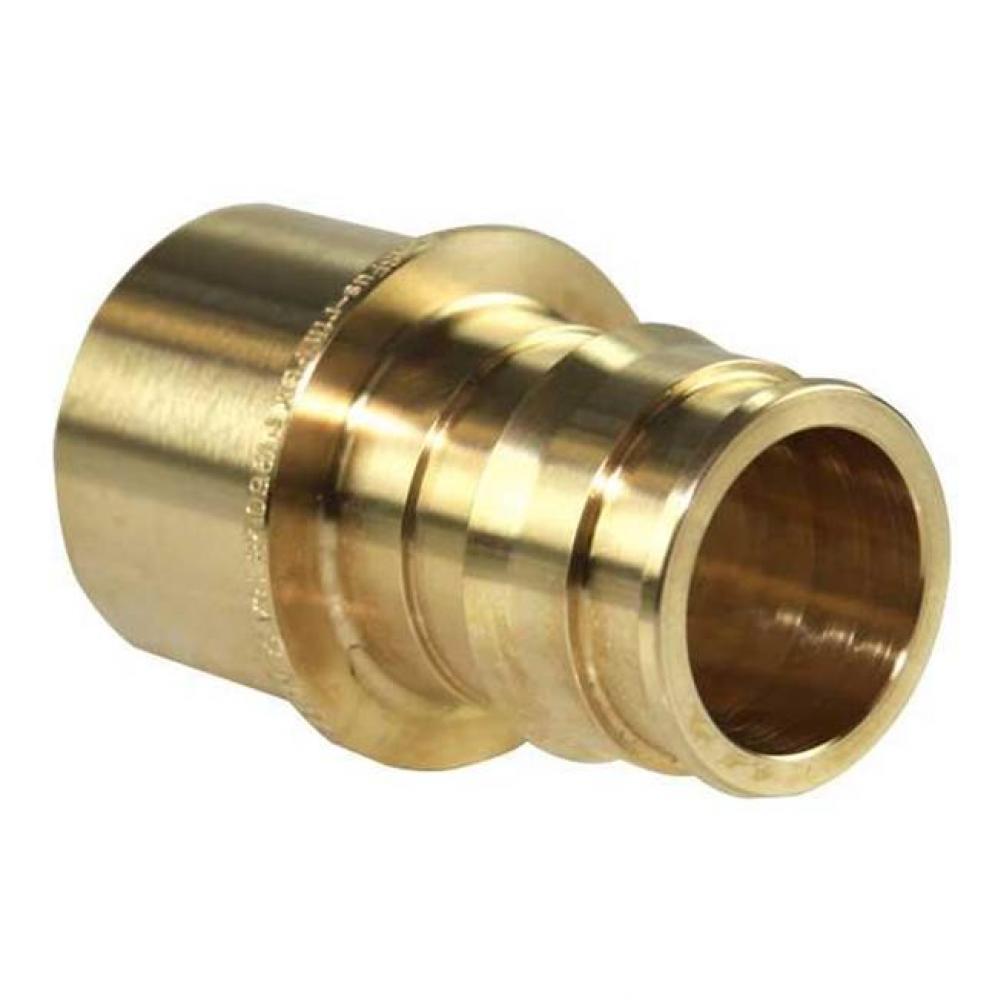 Propex Brass Fitting Adapter, 1 1/4'' Pex X 1 1/4'' Copper