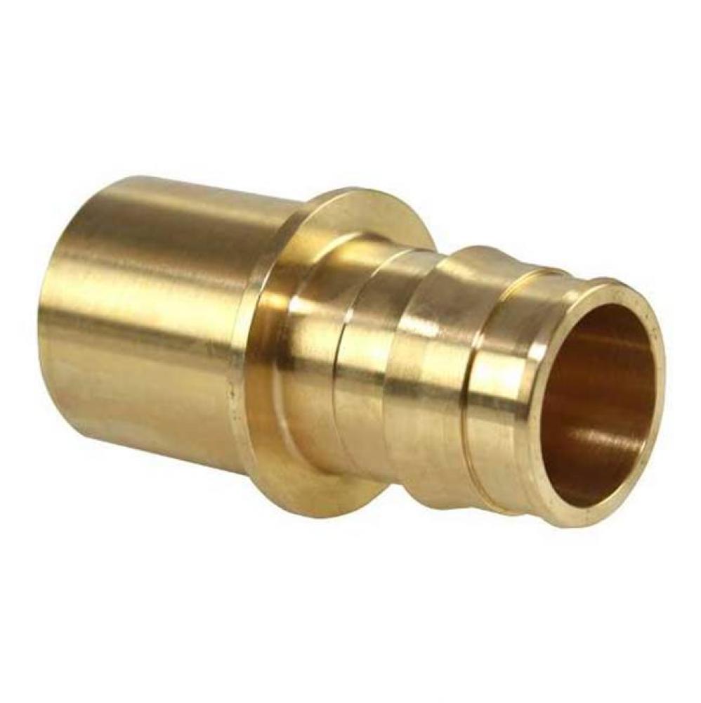 Propex Brass Fitting Adapter, 1 1/2'' Pex X 1 1/2'' Copper