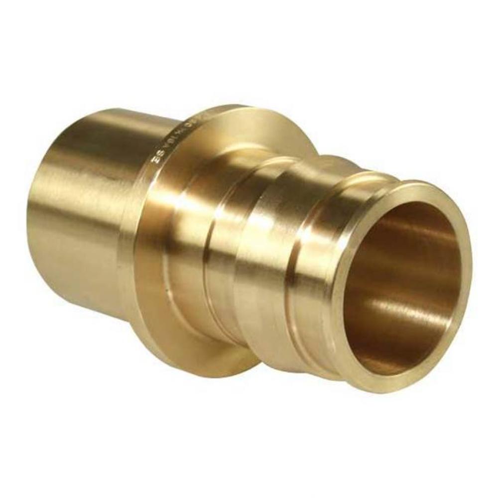 ProPEX Brass Fitting Adapter, 2'' PEX x 2'' Copper