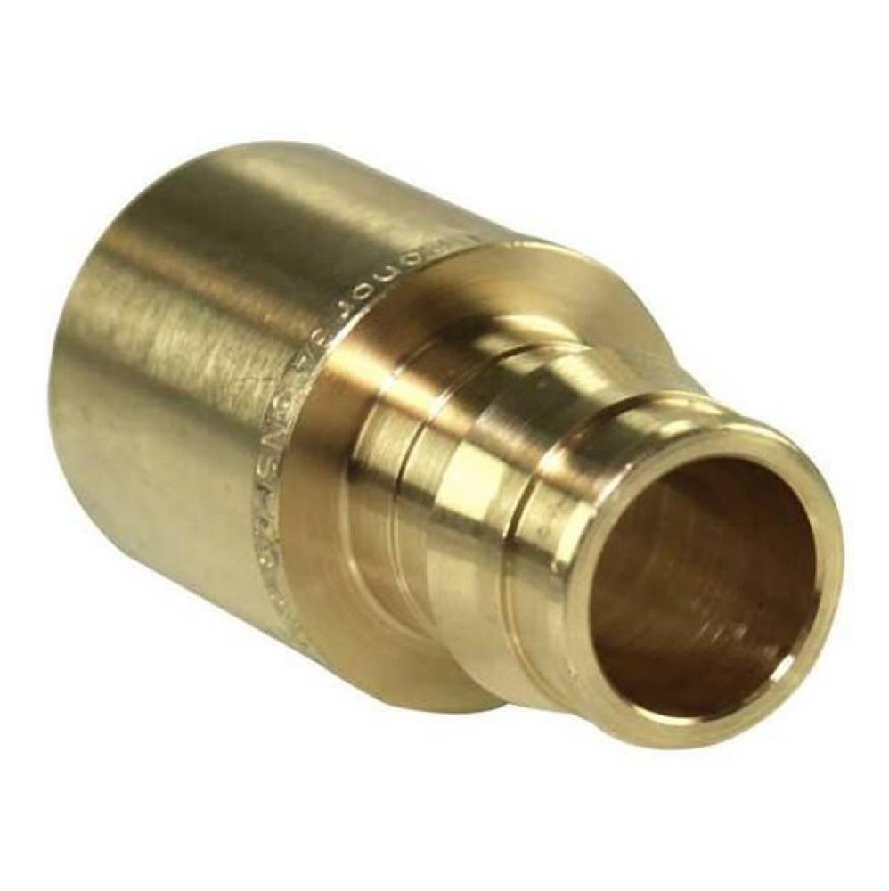 Propex Brass Fitting Adapter, 3/4'' Pex X 1'' Copper