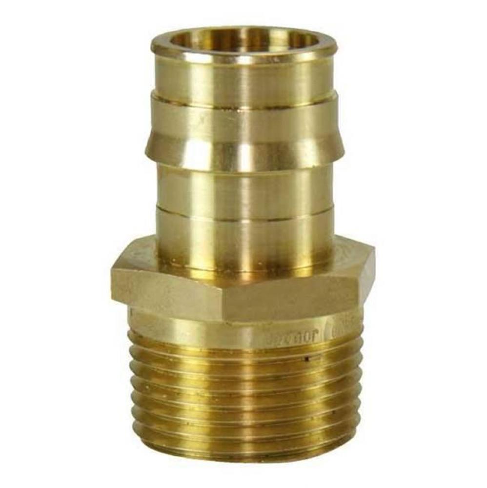 Propex Brass Male Threaded Adapter, 1'' Pex X 1'' Npt