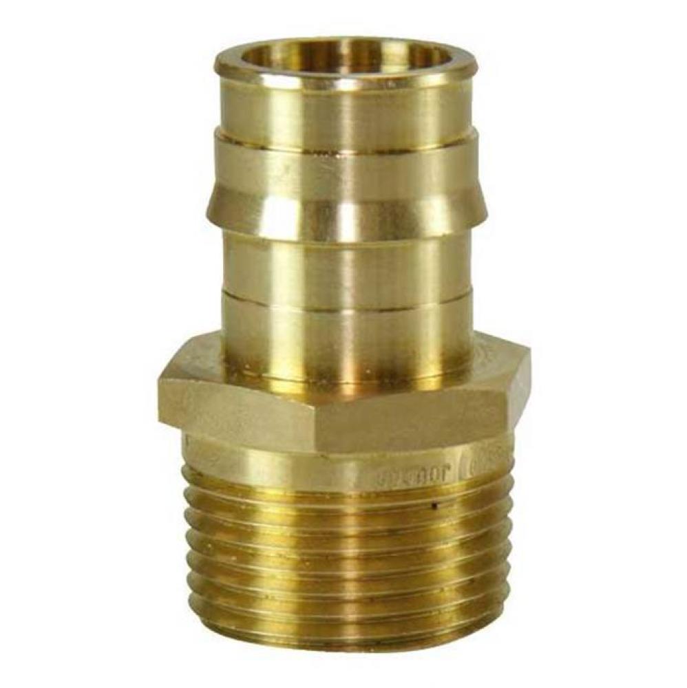 Propex Brass Male Threaded Adapter, 1 1/4'' Pex X 1 1/4'' Npt