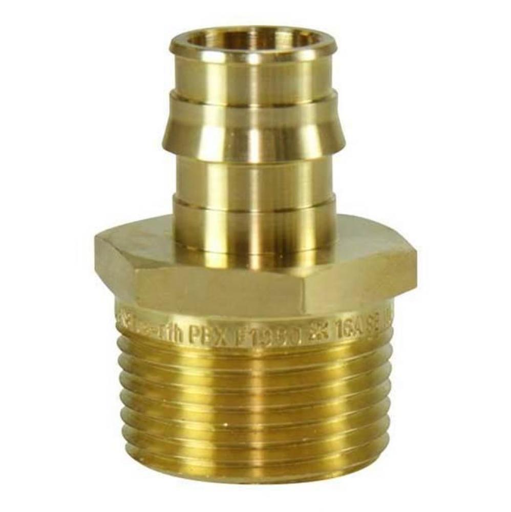 Propex Brass Male Threaded Adapter, 3/4'' Pex X 1'' Npt