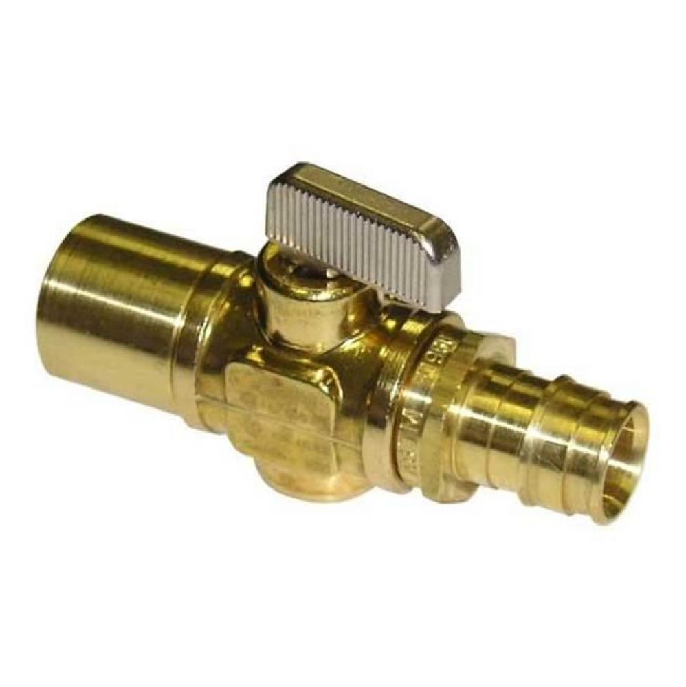 Propex Ball Valve, 5/8'' Pex X 3/4'' Copper Adapter