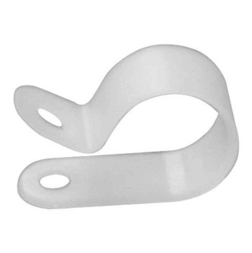 Plastic Tubing Clip, 1/2'', 100/Pkg.