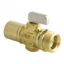 Uponor A5802075 - Ball Valve, R20 Thread x 3/4'' Copper Adapter