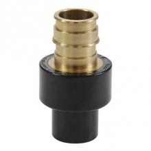 Uponor CP4501313 - Propex Lf Brass X Cpvc Spigot Adapter, 1 1/4'' Pex X 1 1/4'' Cpvc (Cts)