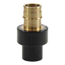 Uponor CP4501515 - Propex Lf Brass X Cpvc Spigot Adapter, 1 1/2'' Pex X 1 1/2'' Cpvc (Cts)