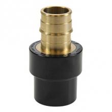 Uponor CP4511515 - Propex Lf Brass X Cpvc Socket Adapter, 1 1/2'' Pex X 1 1/2'' Cpvc (Cts)