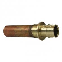 Uponor LF2962525 - ProPEX LF Copper Straight Stub, 2 1/2'' PEX LF Brass x 2 1/2'' Copper