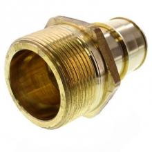 Uponor LF4521515 - Propex Lf Brass Male Threaded Adapter, 1 1/2'' Pex X 1 1/2'' Npt