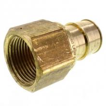 Uponor LF4571010 - Propex Lf Brass Female Threaded Adapter, 1'' Pex X 1'' Npt