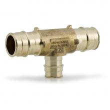 Uponor LF4701175 - ProPEX LF Brass Reducing Tee, 1'' PEX x 1'' PEX x 3/4'' PEX