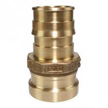 Uponor LFP4512525 - Propex Lf Brass Copper Press Adapter, 2 1/2'' Pex X 2 1/2'' Copper