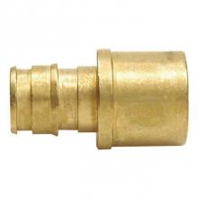 Uponor Q4516350 - Propex Brass Sweat Adapter, 5/8'' Pex X 1/2'' Copper