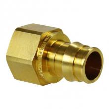 Uponor Q4576375 - Propex Brass Female Threaded Adapter, 5/8'' Pex X 3/4'' Npt