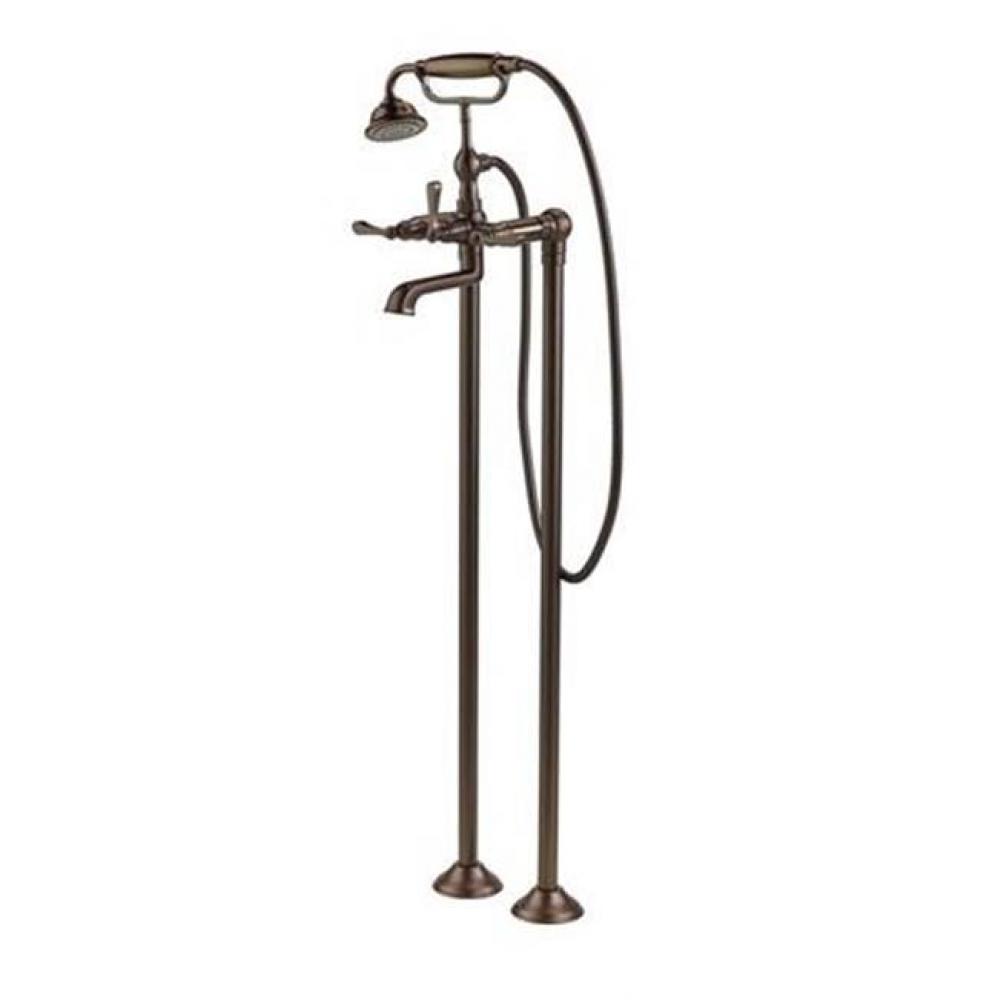 Berea Floor-mount Tub Filler w/HS BZ