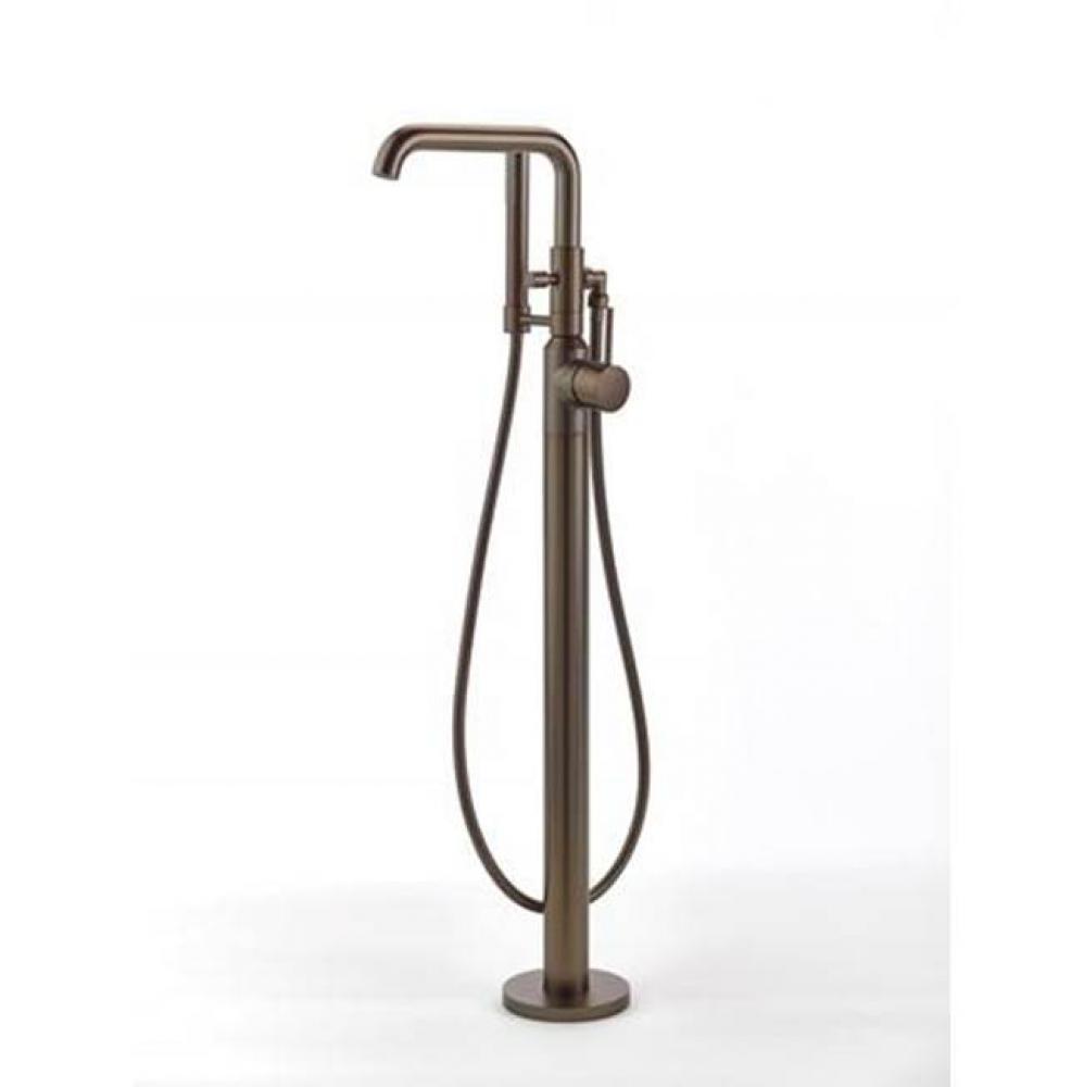 Taos Floor-mount Tub Filler w/HS BZ