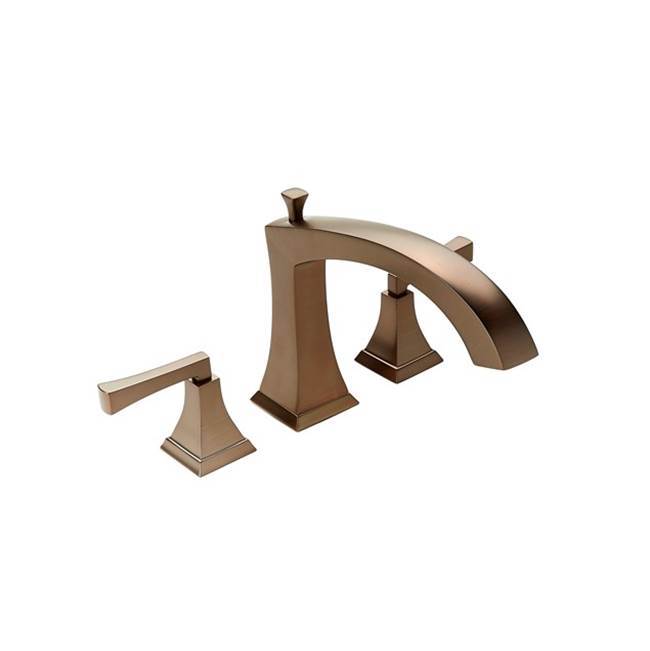 Leyden Deck Tub Faucet Trim BZ