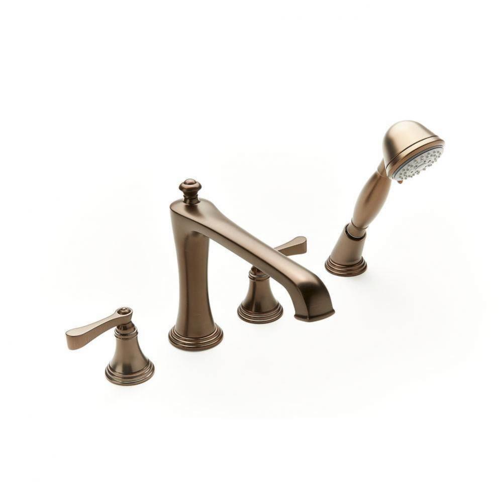 Berea Deck Tub Faucet w/HS Trim BZ