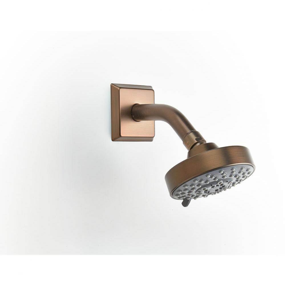 Leyden Shower Head with Arm & Flange BZ