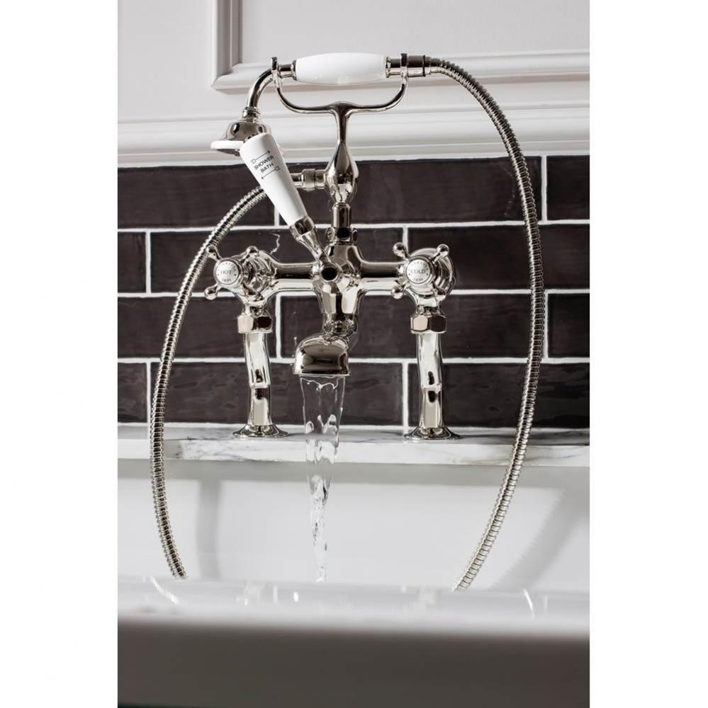 Belgravia Exposed Tub Faucet with Cross Handles SN
