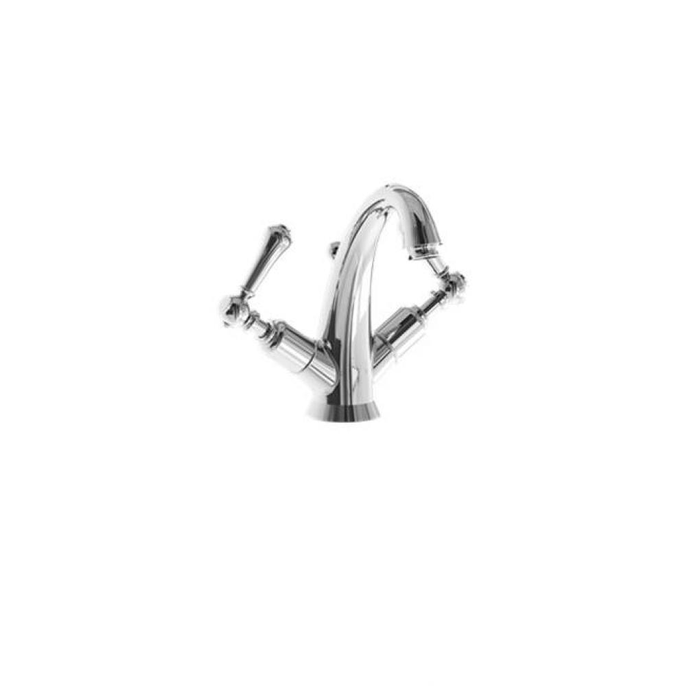 Belgravia Single-hole Basin Faucet with Metal Lever Handles PC