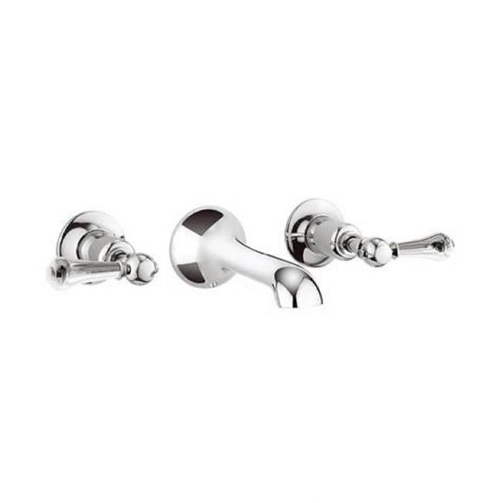 Belgravia Wall-mount Basin Faucet Trim with Metal Lever Handles PC
