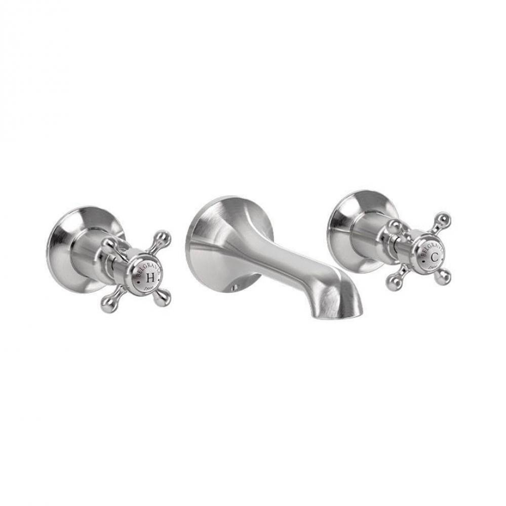 Belgravia Wall-mount Basin Faucet Trim with Cross Handles SN