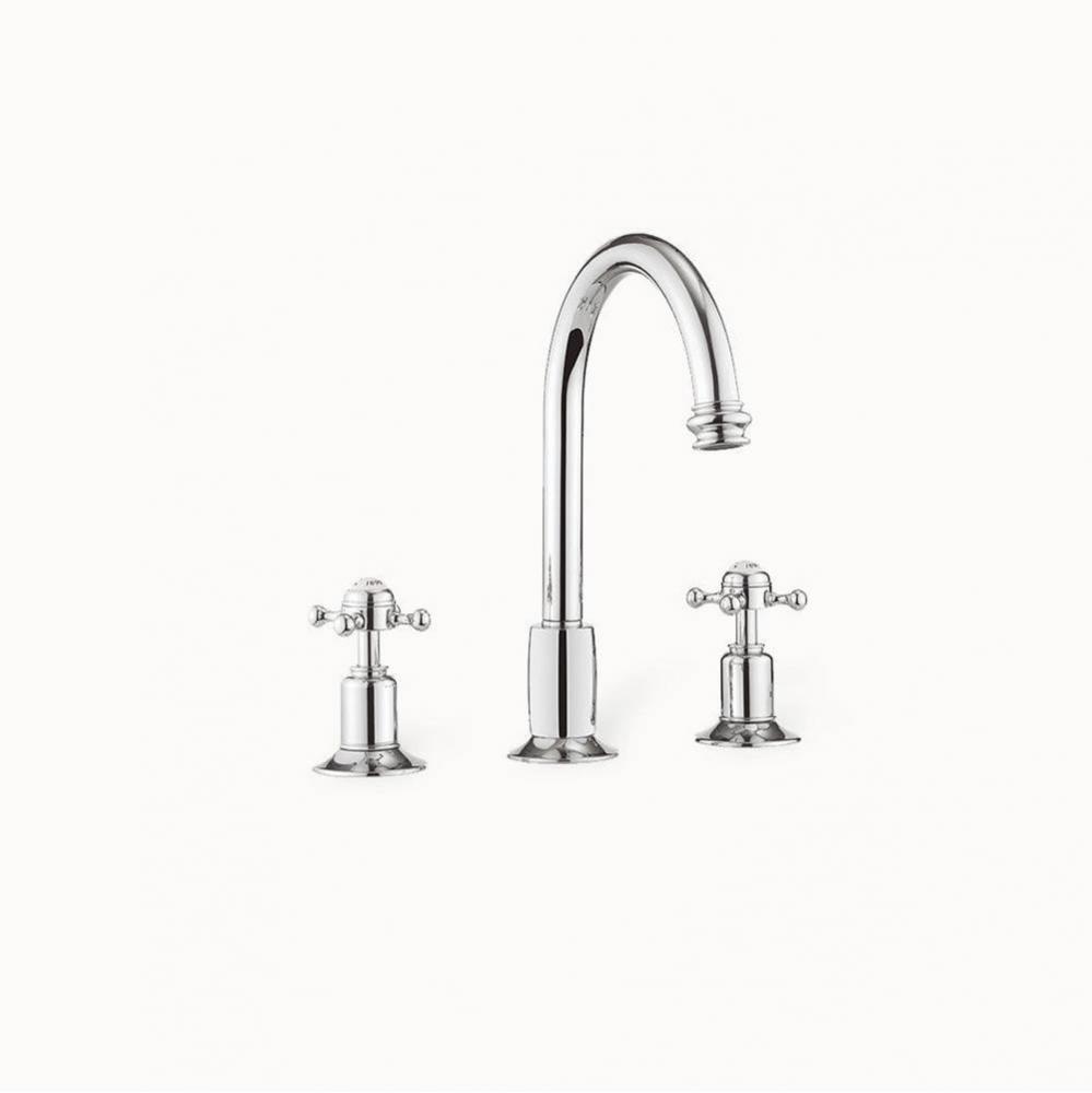Belgravia Widespread Basin Faucet with Tall Spout and Cross Handles PC