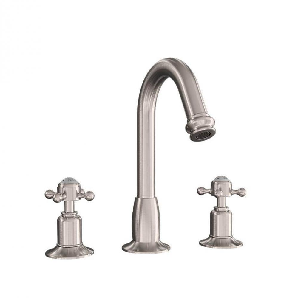 Belgravia Widespread Basin Faucet with Tall Spout and Cross Handles SN
