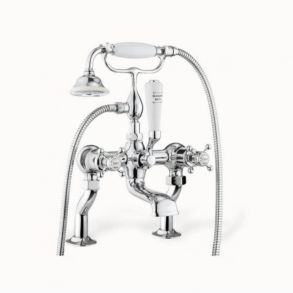 Belgravia Exposed Tub Faucet with Cross Handles PC