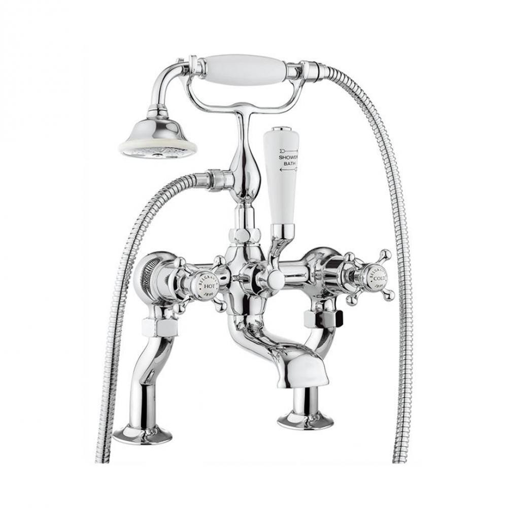 Belgravia Exposed Tub Faucet with Cross Handles (1.75 GPM Handshower) SN