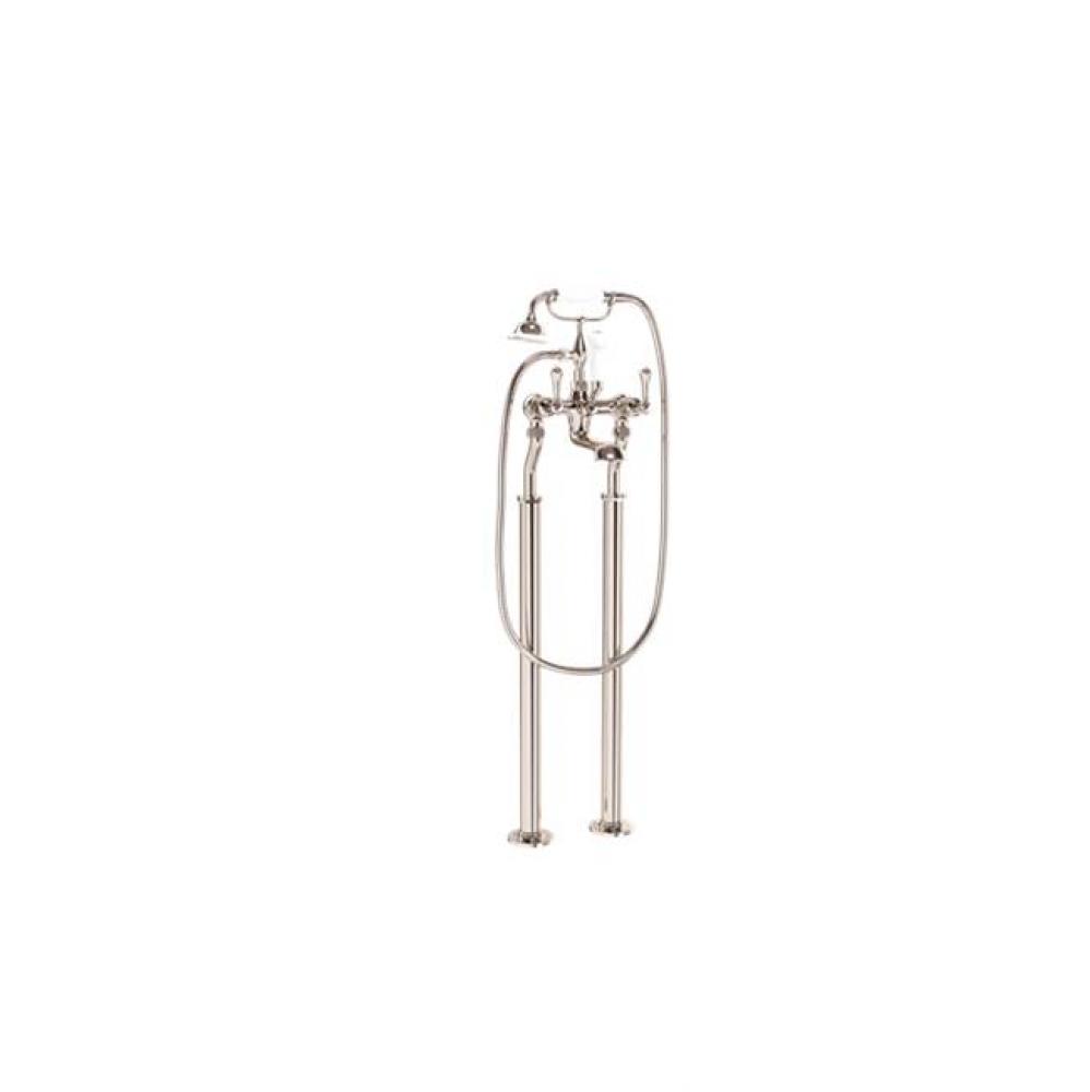 Belgravia Exposed Tub Faucet with Metal Lever Handles PN