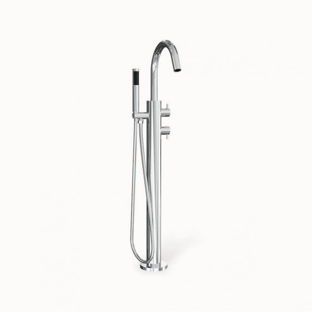 MPRO Floor-mount Thermo Tub Filler (1.75 GPM Handshower) PC