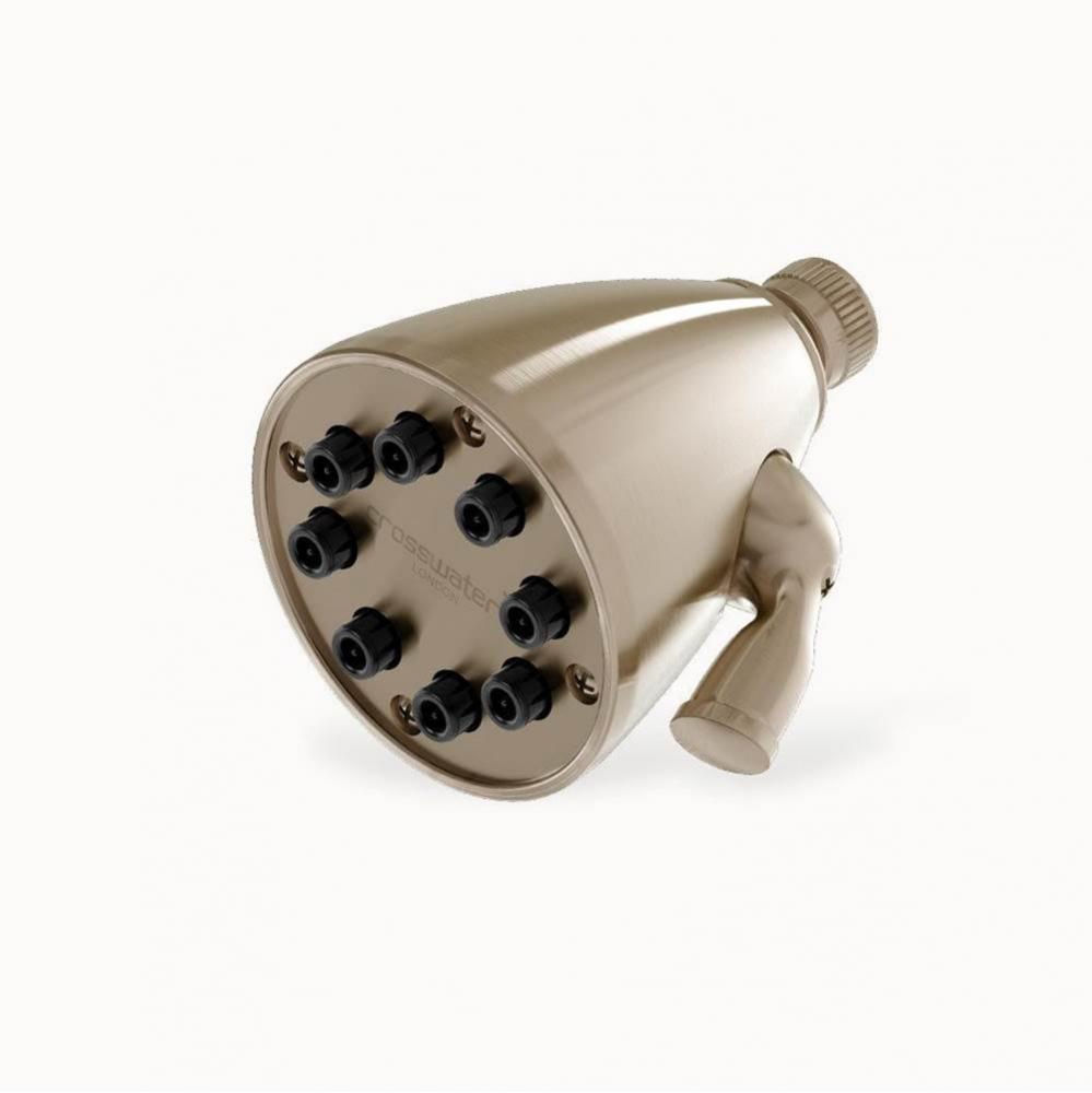 Elements 8-Jet Shower Head Brushed Gold