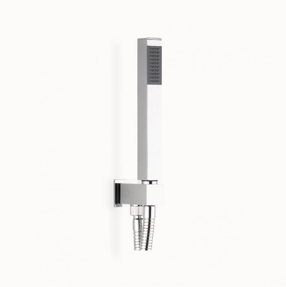Modern Square Handshower Set with Hose and Bracket with Outlet PC