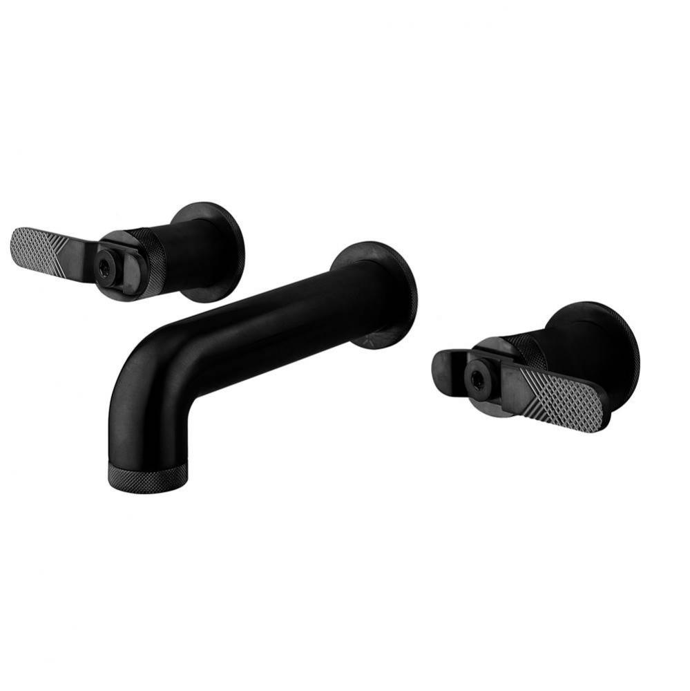 Union Wall-mount Widespread Basin Faucet with Lever Handles MB